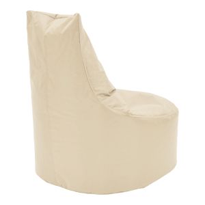 Armchair - pouf Norm Pro, waterproof, beige, 65x65x80 cm