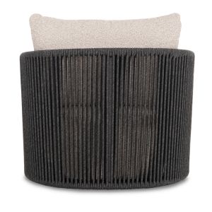 Armchair Augustus Sm6454.01 gray aluminum - rope - olefin 88x85x83h
