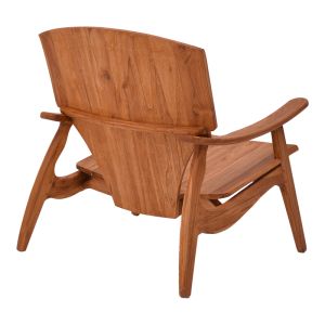 Armchair Brazin natural teak 72x71x77cm
