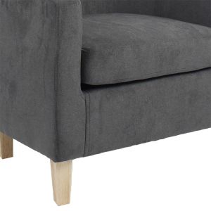 Фотьойл Joyful дамаска антрацит-естествен 71х71х81cm