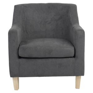Фотьойл Joyful дамаска антрацит-естествен 71х71х81cm