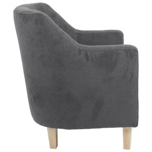 Фотьойл Joyful дамаска антрацит-естествен 71х71х81cm