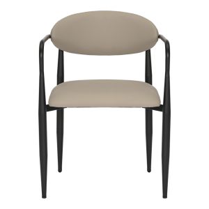 Фотьойл Kalone Pu в сиво-бежов цвят 56x55x78см