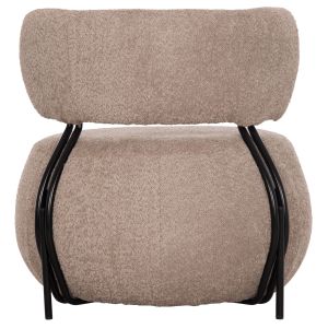 Фотьойл Karsen Hm9598.08 тъмно бежов букле плат 79x82x74всм.