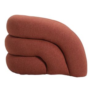Фотьойл Lexy, цвят тухленочервен плат, 100x89.5x60см