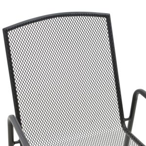 Armchair Pomedon tripod black metal 56x64x87cm
