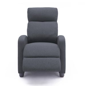 Фотьойл с механизъм за релаксация с повдигане назад Drosen Hm3299.01 сив плат 68x80x93всм.