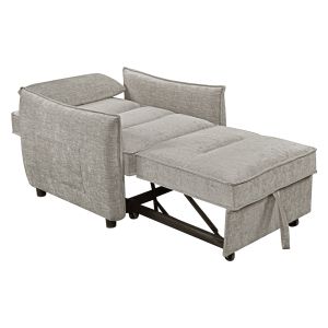 Фотьойл-легло Oryn Hm3307.03 бежов плат 89x85x84всм.