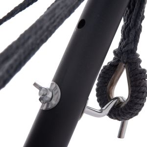 Хамак Crave Hm6304.01 антрацит метална рамка - тъмно сив плат 265x93x105всм.