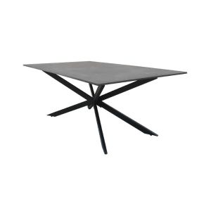 Coffee table 017 with gray ceramic base, dimensions 120x70x45cm