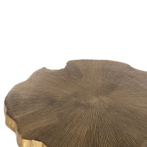 Coffee table Angul Hm4263 metal color gold/black 62x62x44hcm