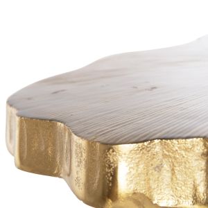 Coffee table Angul Hm4263 metal color gold/black 62x62x44hcm