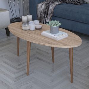 Coffee table Barton sonoma/brown 90x45x40cm