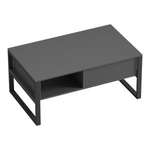 Bendon coffee table in anthracite-black color 100x60x44.5cm