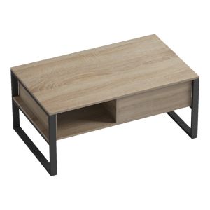 Bendon coffee table in Sonoma-black color 100x60x44.5cm