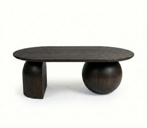 Coffee table Bold Kane brown-toned solid mango wood 110x66x45cm