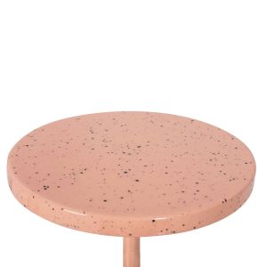 Coffee table Bombay Hm4251,08 metal salmon color D25,5x51hcm