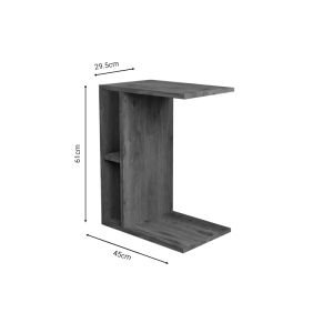 Coffee table Boner made of melamine, oak color 45x29.5x61cm