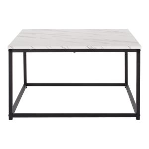 Coffee table Braylen square white marble Hm8942,12