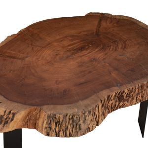 Coffee table Briggs Naturally acacia solid wood Hm8776,11 106,5x70x40