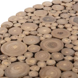 Coffee table Cooter Naturally Hm9864 made of teak branches in natural color D60.5x46hcm