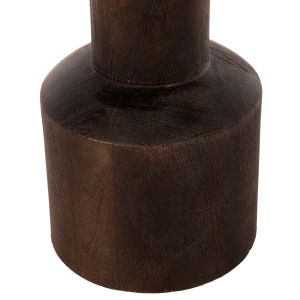 Coffee table Cramm Hm9700 solid mango wood in dark brown color D45x47hcm