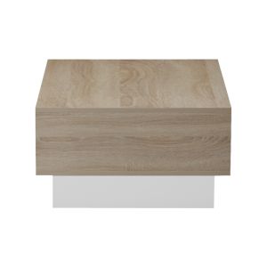 Coffee table Dekost in sonoma-white color 105x50x32cm