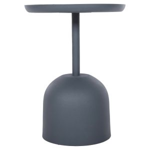 Coffee table Delbel Hm4261.05 metal in blue color D39.5x53.5hcm