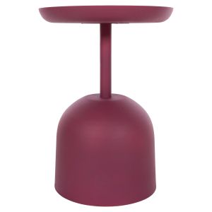 Coffee table Delbel Hm4262,06 metal in pink color D36x49hcm