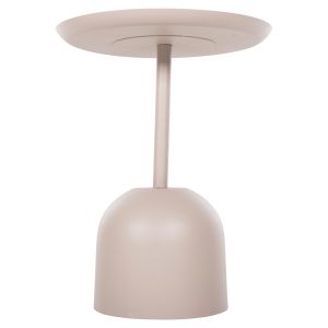 Coffee table Delbel Hm4265,10 metal ecru color D45,5x58,5hcm