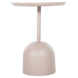 Coffee table Delbel Hm4265,10 metal ecru color D45,5x58,5hcm