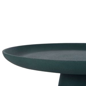 Coffee table Delcon Hm4246.03 metal in green color D45x51.5hcm