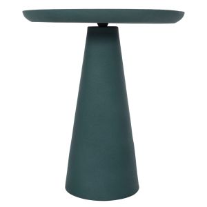 Coffee table Delcon Hm4246.03 metal in green color D45x51.5hcm