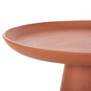 Coffee table Delcon Hm4247.06 metal in orange color D39.5x47hcm