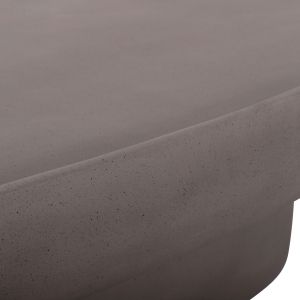 Coffee table Dessy Santorini Hm18153.03 fiber cement in gray -- 151x66x30 cm.