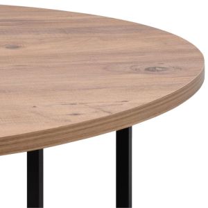 Coffee table Diamond in gray oak color 90.5x46cm