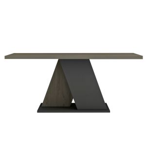 Coffee table Dile Hm9528.01 made of melamine, sonoma/gray color, 110x55x47hcm