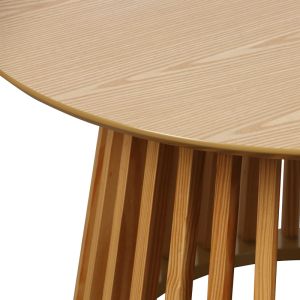Coffee table Dormonic MDF/PVC in natural color d80x45cm