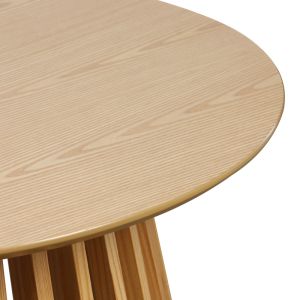 Coffee table Dormonic MDF/PVC in natural color d80x45cm