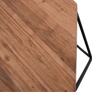 Coffee table Drake acacia solid wood Hm8777,11 D82x40