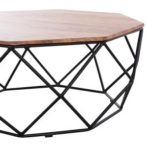 Coffee table Drake acacia solid wood Hm8777,11 D82x40