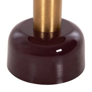 Coffee table Erode Hm4242.06 metal enamel varnish and gold D50.5x52.5hcm