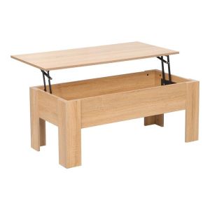 Coffee table Ferza, polymorphic, oak color 100x50x42cm