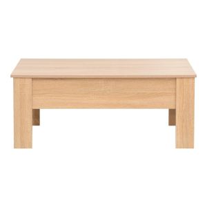 Coffee table Ferza, polymorphic, oak color 100x50x42cm