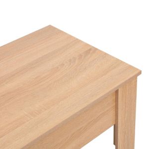 Coffee table Ferza, polymorphic, oak color 100x50x42cm
