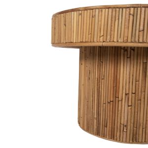 Coffee table Gatsby oval natural rattan 110x59x39hcm Hm9870
