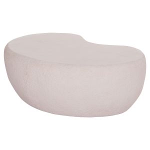 Coffee table Gerson Santorini Hm18151.02l fiber cement in white --122x78.5x40cm.