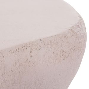 Coffee table Gerson Santorini Hm18151.02l fiber cement in white --122x78.5x40cm.