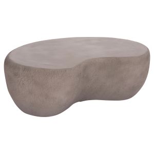 Coffee table Gerson Santorini Hm18151.03l fiber cement in gray --122x78.5x40cm.
