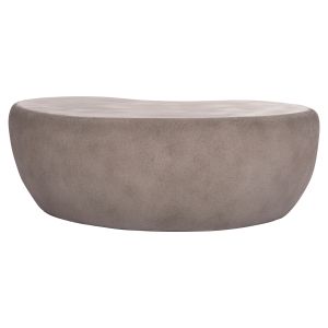 Coffee table Gerson Santorini Hm18151.03s fiber cement in gray --104x72x40cm.